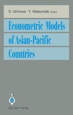 Bild des Verk�ufers f�r Econometric Models of Asian-Pacific Countries zum Verkauf von AHA-BUCH GmbH