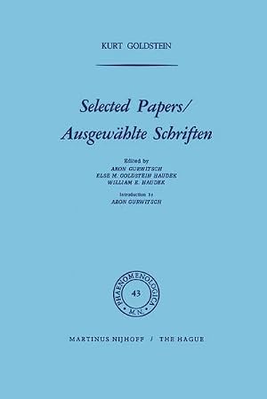 Bild des Verk�ufers f�r Selected Papers/Ausgew�hlte Schriften zum Verkauf von AHA-BUCH GmbH