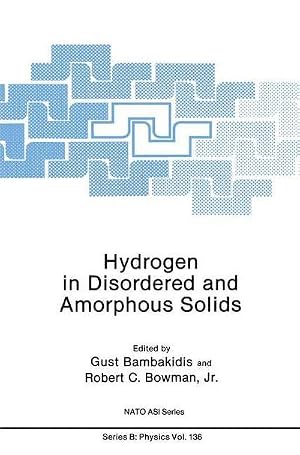 Imagen del vendedor de Hydrogen in Disordered and Amorphous Solids a la venta por AHA-BUCH GmbH