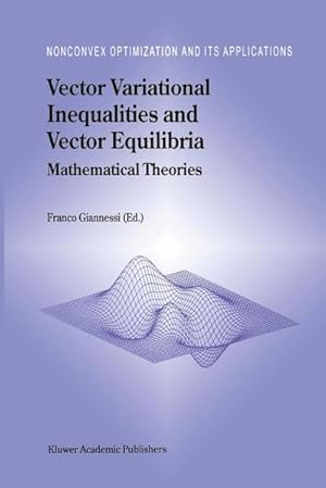 Immagine del venditore per Vector Variational Inequalities and Vector Equilibria : Mathematical Theories venduto da AHA-BUCH GmbH