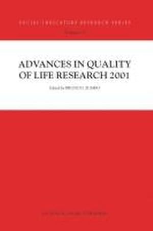Bild des Verk�ufers f�r Advances in Quality of Life Research 2001 zum Verkauf von AHA-BUCH GmbH