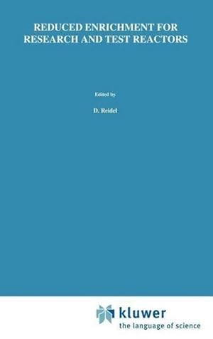 Bild des Verk�ufers f�r Reduced Enrichment for Research and Test Reactors zum Verkauf von AHA-BUCH GmbH