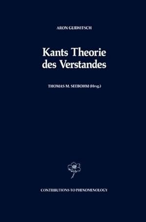Immagine del venditore per Kants Theorie Des Verstandes venduto da AHA-BUCH GmbH