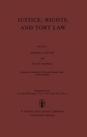 Bild des Verk�ufers f�r Justice, Rights, and Tort Law zum Verkauf von AHA-BUCH GmbH
