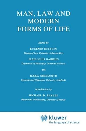 Bild des Verk�ufers f�r Man, Law and Modern Forms of Life zum Verkauf von AHA-BUCH GmbH