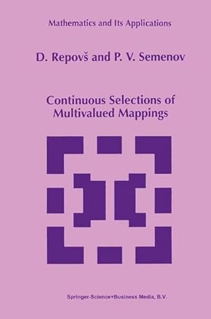 Imagen del vendedor de Continuous Selections of Multivalued Mappings a la venta por AHA-BUCH GmbH