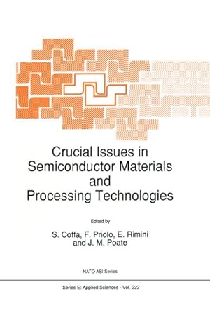 Seller image for Crucial Issues in Semiconductor Materials and Processing Technologies for sale by AHA-BUCH GmbH
