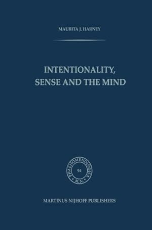 Imagen del vendedor de Intentionality, Sense and the Mind a la venta por AHA-BUCH GmbH