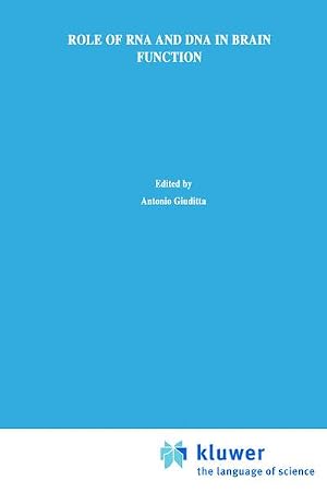 Bild des Verk�ufers f�r Role of RNA and DNA in Brain Function : A Molecular Biological Approach zum Verkauf von AHA-BUCH GmbH