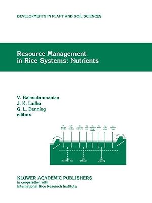 Bild des Verk�ufers f�r Resource Management in Rice Systems: Nutrients : Papers presented at the International Workshop on Natural Resource Management in Rice Systems: Technology Adaption for Efficient Nutrient Use, Bogor, Indonesia, 2-5 December 1996 zum Verkauf von AHA-BUCH GmbH