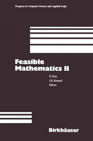 Bild des Verk�ufers f�r Feasible Mathematics II zum Verkauf von AHA-BUCH GmbH