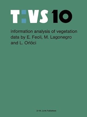 Bild des Verk�ufers f�r Information analysis of vegetation data zum Verkauf von AHA-BUCH GmbH