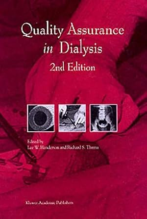 Bild des Verk�ufers f�r Quality Assurance in Dialysis zum Verkauf von AHA-BUCH GmbH