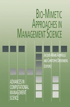 Seller image for Bio-Mimetic Approaches in Management Science for sale by AHA-BUCH GmbH