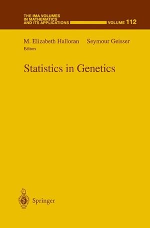 Bild des Verkufers fr Statistics in Genetics zum Verkauf von AHA-BUCH GmbH