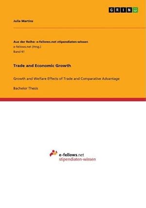 Bild des Verk�ufers f�r Trade and Economic Growth : Growth and Welfare Effects of Trade and Comparative Advantage zum Verkauf von AHA-BUCH GmbH