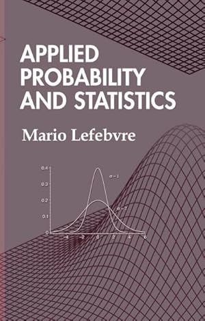 Bild des Verk�ufers f�r Applied Probability and Statistics zum Verkauf von AHA-BUCH GmbH