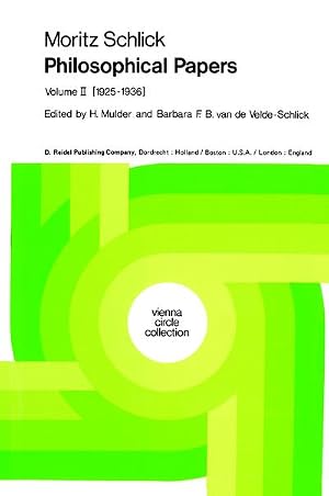Bild des Verk�ufers f�r Philosophical Papers : Volume II: (1925-1936) zum Verkauf von AHA-BUCH GmbH