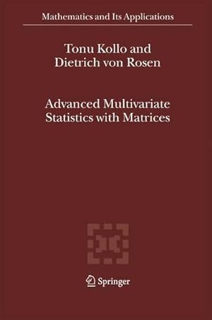 Bild des Verkufers fr Advanced Multivariate Statistics with Matrices zum Verkauf von AHA-BUCH GmbH