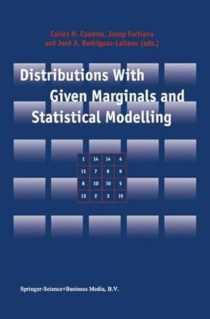 Seller image for Distributions With Given Marginals and Statistical Modelling for sale by AHA-BUCH GmbH