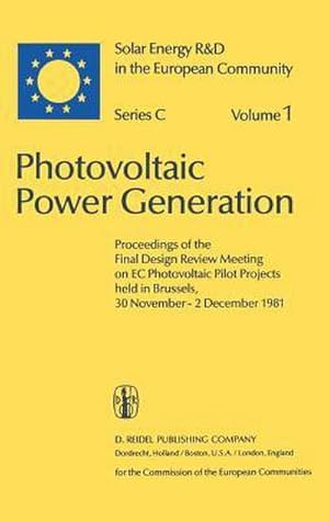 Bild des Verk�ufers f�r Photovoltaic Power Generation zum Verkauf von AHA-BUCH GmbH