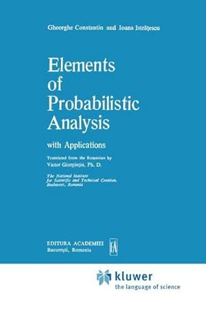 Bild des Verk�ufers f�r Elements of Probabilistic Analysis with Applications zum Verkauf von AHA-BUCH GmbH