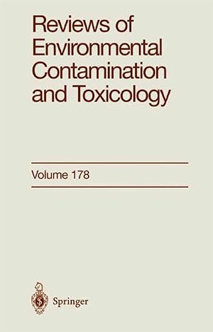 Imagen del vendedor de Reviews of Environmental Contamination and Toxicology : Continuation of Residue Reviews a la venta por AHA-BUCH GmbH