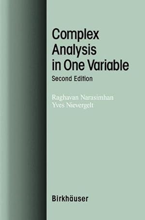 Image du vendeur pour Complex Analysis in One Variable mis en vente par AHA-BUCH GmbH