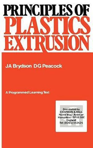 Bild des Verk�ufers f�r Principles of Plastics Extrusion zum Verkauf von AHA-BUCH GmbH