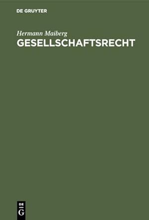 Bild des Verk�ufers f�r Gesellschaftsrecht zum Verkauf von AHA-BUCH GmbH