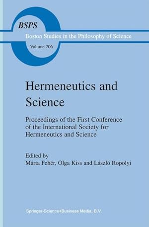 Bild des Verk�ufers f�r Hermeneutics and Science zum Verkauf von AHA-BUCH GmbH