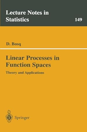 Seller image for Linear Processes in Function Spaces : Theory and Applications for sale by AHA-BUCH GmbH