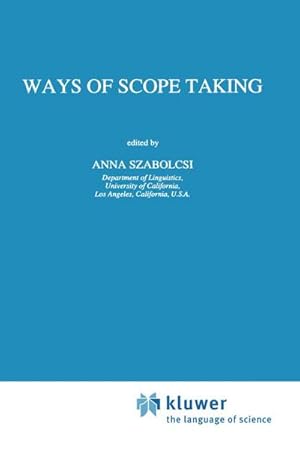 Immagine del venditore per Ways of Scope Taking venduto da AHA-BUCH GmbH
