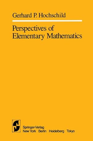 Bild des Verkufers fr Perspectives of Elementary Mathematics zum Verkauf von AHA-BUCH GmbH
