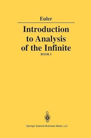 Seller image for Introduction to Analysis of the Infinite : Book I for sale by AHA-BUCH GmbH