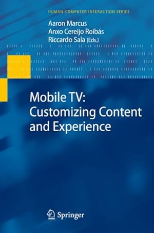 Immagine del venditore per Mobile TV: Customizing Content and Experience venduto da AHA-BUCH GmbH