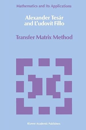 Imagen del vendedor de Transfer Matrix Method : (Enlarged and revised translation) a la venta por AHA-BUCH GmbH