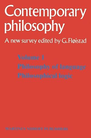 Bild des Verk�ufers f�r Tome 1 Philosophie du langage, Logique philosophique / Volume 1 Philosophy of language, Philosophical logic zum Verkauf von AHA-BUCH GmbH