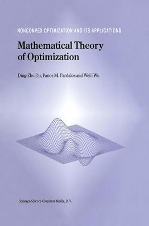 Bild des Verkufers fr Mathematical Theory of Optimization zum Verkauf von AHA-BUCH GmbH