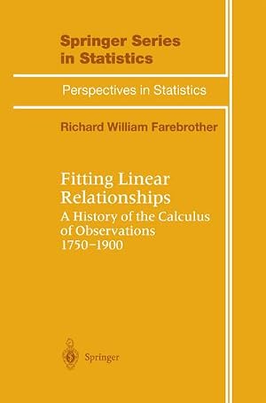 Bild des Verk�ufers f�r Fitting Linear Relationships : A History of the Calculus of Observations 1750-1900 zum Verkauf von AHA-BUCH GmbH