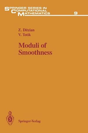 Seller image for Moduli of Smoothness for sale by AHA-BUCH GmbH