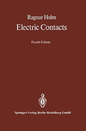 Imagen del vendedor de Electric Contacts : Theory and Application a la venta por AHA-BUCH GmbH