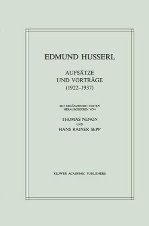 Bild des Verkufers fr Aufstze und Vortrge (19221937) zum Verkauf von AHA-BUCH GmbH