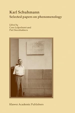 Bild des Verk�ufers f�r Karl Schuhmann, Selected papers on phenomenology zum Verkauf von AHA-BUCH GmbH