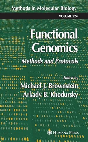 Immagine del venditore per Functional Genomics venduto da AHA-BUCH GmbH