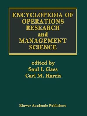 Imagen del vendedor de Encyclopedia of Operations Research and Management Science a la venta por AHA-BUCH GmbH