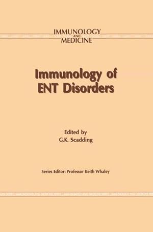 Bild des Verk�ufers f�r Immunology of ENT Disorders zum Verkauf von AHA-BUCH GmbH