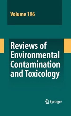 Image du vendeur pour Reviews of Environmental Contamination and Toxicology 196 mis en vente par AHA-BUCH GmbH
