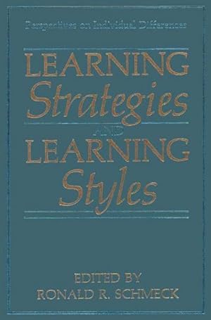 Imagen del vendedor de Learning Strategies and Learning Styles a la venta por AHA-BUCH GmbH