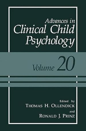 Bild des Verk�ufers f�r Advances in Clinical Child Psychology : Volume 20 zum Verkauf von AHA-BUCH GmbH